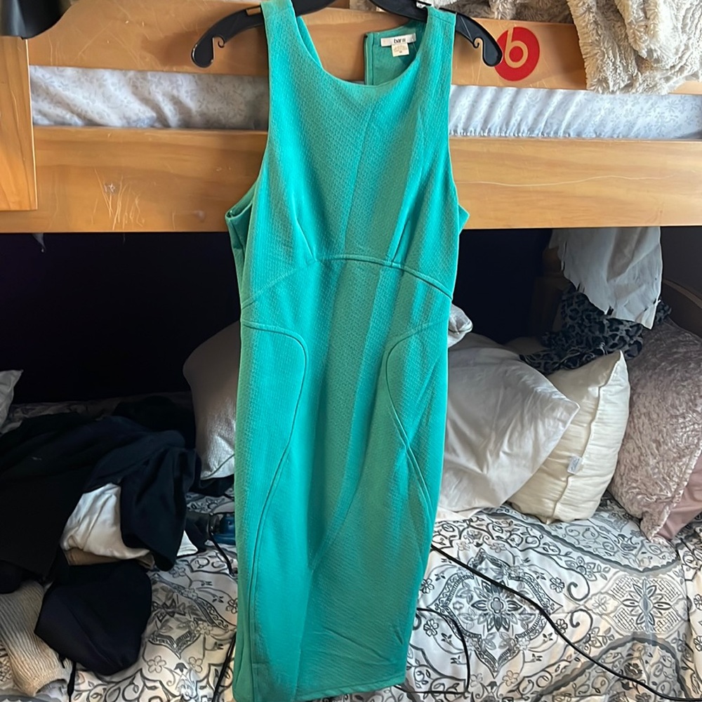 Bar III Teal Blue midi dress. Super cute!